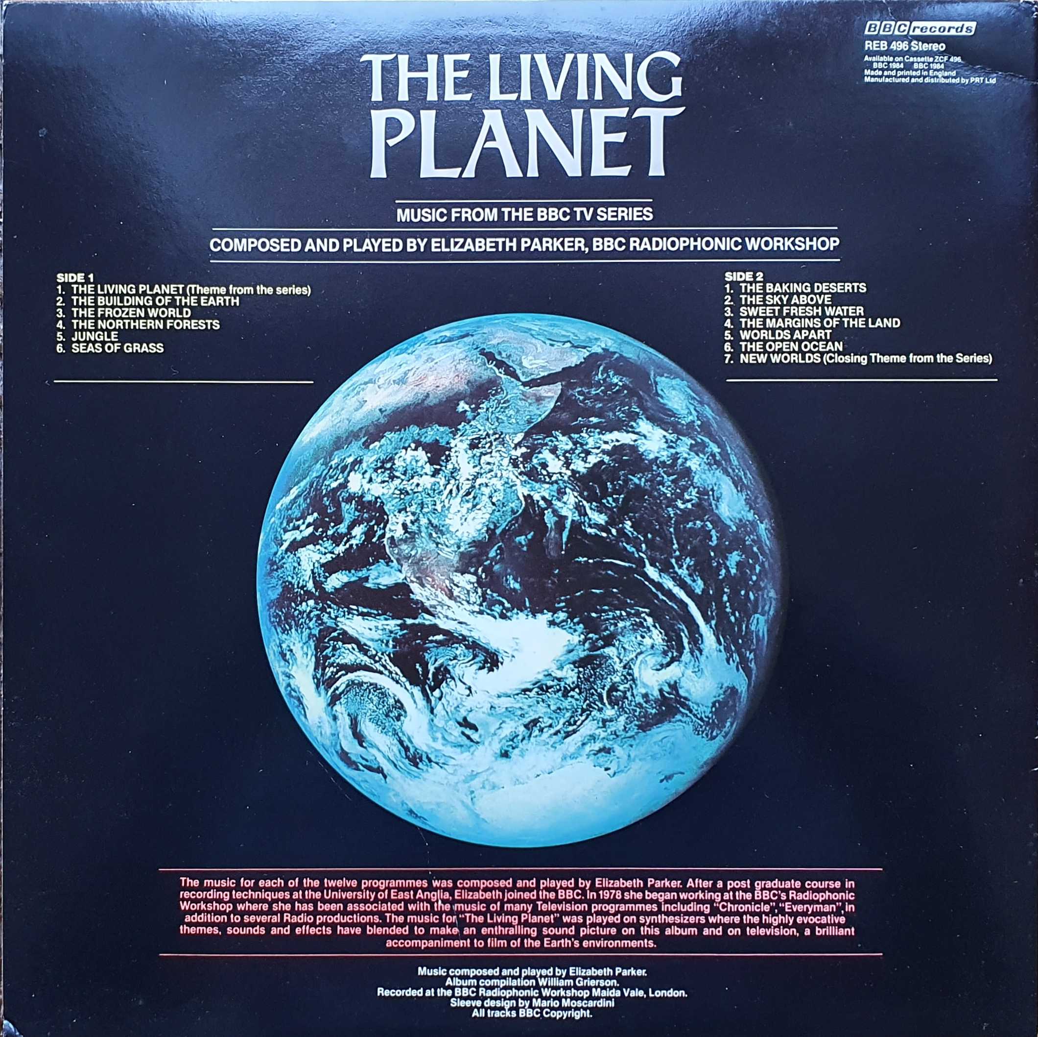 Picture of REB 496 The living planet by artist Elizabeth Parker and the BBC Radiophonic Workshop from the BBC records and Tapes library